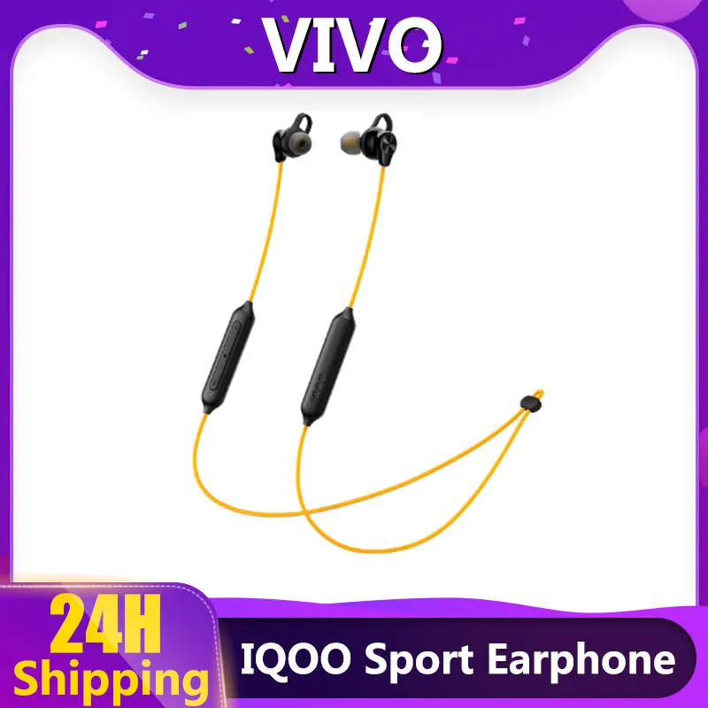 Original iQOO Wireless Sports Headphones Active Edition 11.2mm moving coil 12 hours battery life IPX5 water proof For IQOO z7