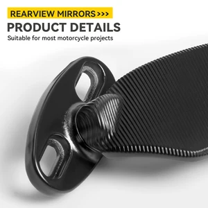 2 PCs Motorrad Rückspiegel einstellbarer Drehflügelspiegel Ninja Ersatz 250 300 H2 H4 10 Hauptverkäufe der Rückseite von 250 - №7