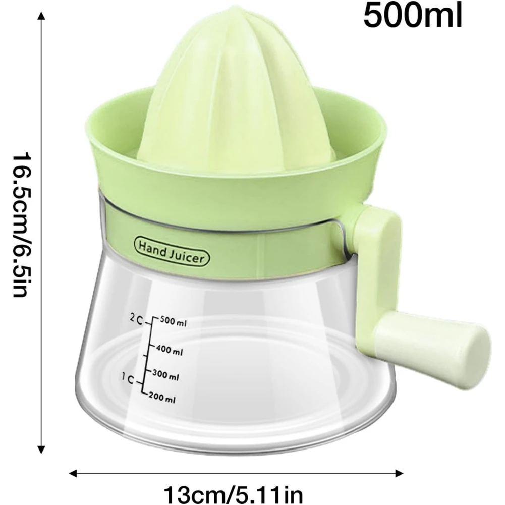 Manual Juicer - Home Lemon Juicer, Hand-Cranked Fruit Juicer, Labor-Saving Manual Juicer, Suitable for Oranges, Lemons A