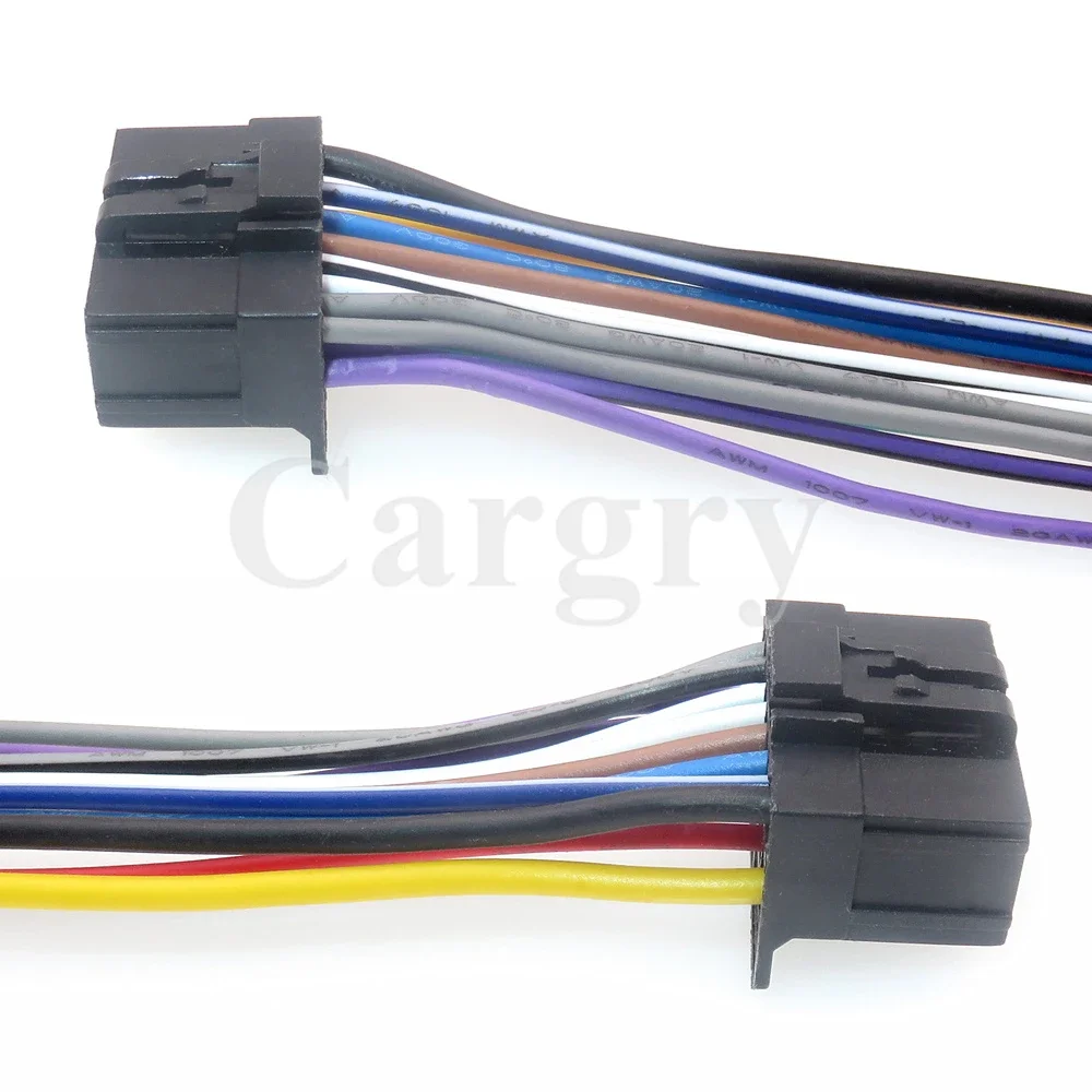 1 Set 16P AC Assembly Car Stereo Radio CD DVD Horn Wire Harness Adaptor Universal Plug Auto ISO Connector for Pioneer 1500 2200 view 3