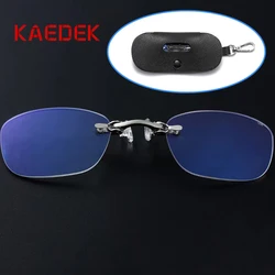 Mini Super Small Legless Clip Nose Reading Glasses Unisex Portable Presbyopia Reading Glasse TR90 Ultralight With Box +1.0T0+3.5
