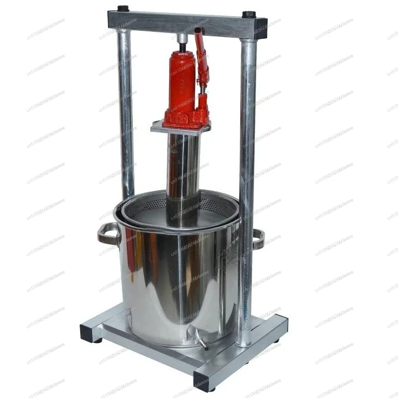 Durable Stainless Steel Hydraulic Press Machine 22L 36L Manual Squeezer for Home Farm Fruit Honey Processing-YBJ