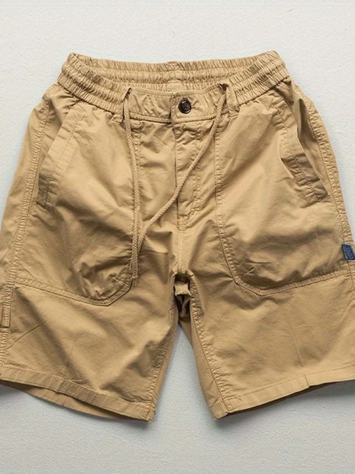 

Летние повседневные хлопковые шорты мужские свободного кроя, износостойкие, в американском рабочем стиле, молодежные, цвета хаки