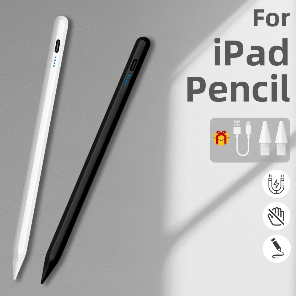 

For apple pen Wireless Charging Palm Rejection Stylus Pen for IPad Air 4 5 Pro 11 12.9 Mini 6 7 Accessories for IPad Pencil