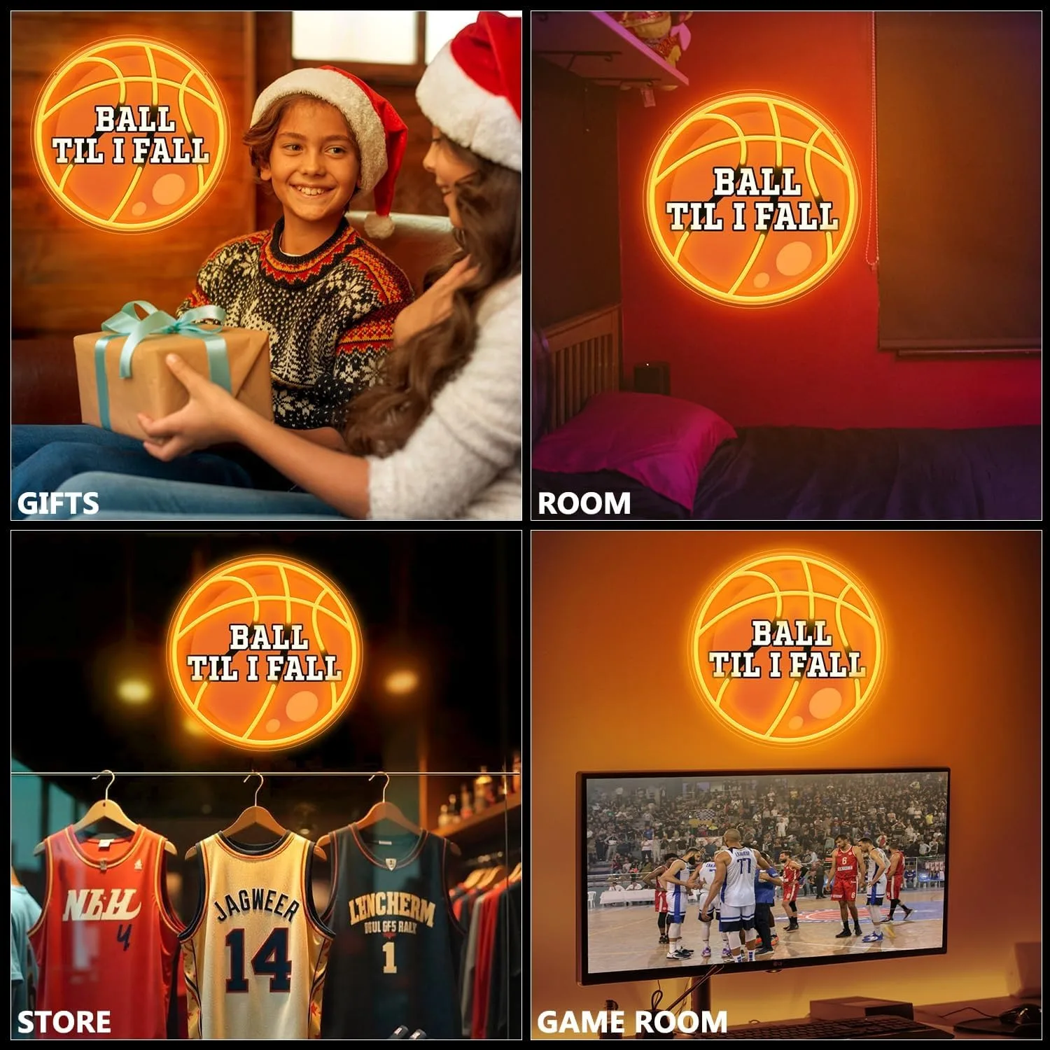 Basketball Led Neon Light for Wall Decor Powered by USB Neon Sign Sport Neon Signs for Room Bedroom Shop Decor Birthday Gifts