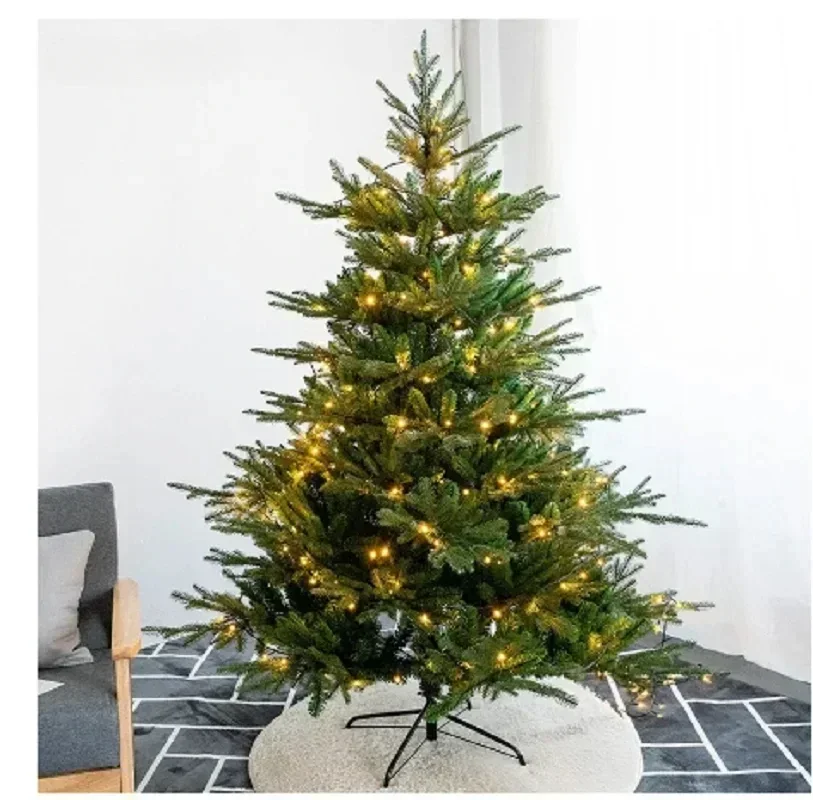 Christmas Tree Decorations Supplies 150CM-270CM Large Holiday Ornamental Prelit PE PVC Clearance Sales Artificial Christmas Tree