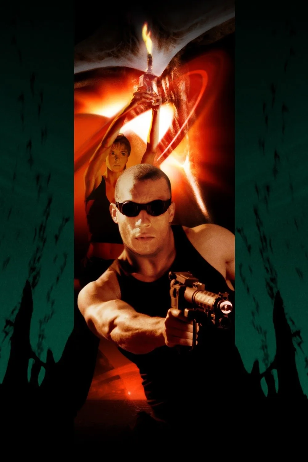 Hot Rare Movie The Chronicles of Riddick: Pitch Black Art SILK POSTER Wall Art Home Decorative painting