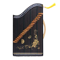 Portable Mini Guzheng 21 String Professional Chinese Zither Finger Trainer Travel Size Guzheng Guqin Beginner Musical Instrument