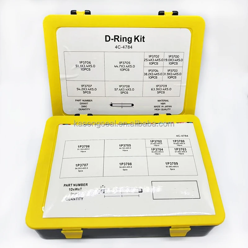 Good Quality D-Ring Kit 4C4784 for Excavator O-Ring Seal Box 4C-4784