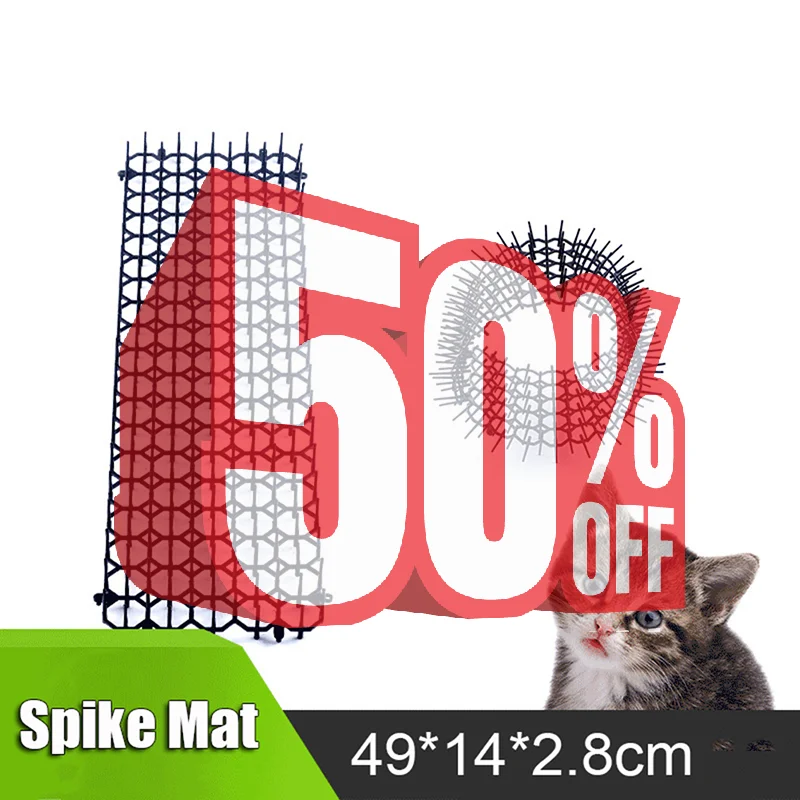 Garden Cat Scat Mat Anti Cats Dog Repellents Mat Deterrent Spike Mat Prickle Strip Dig Stop Outdoor Garden Supplies