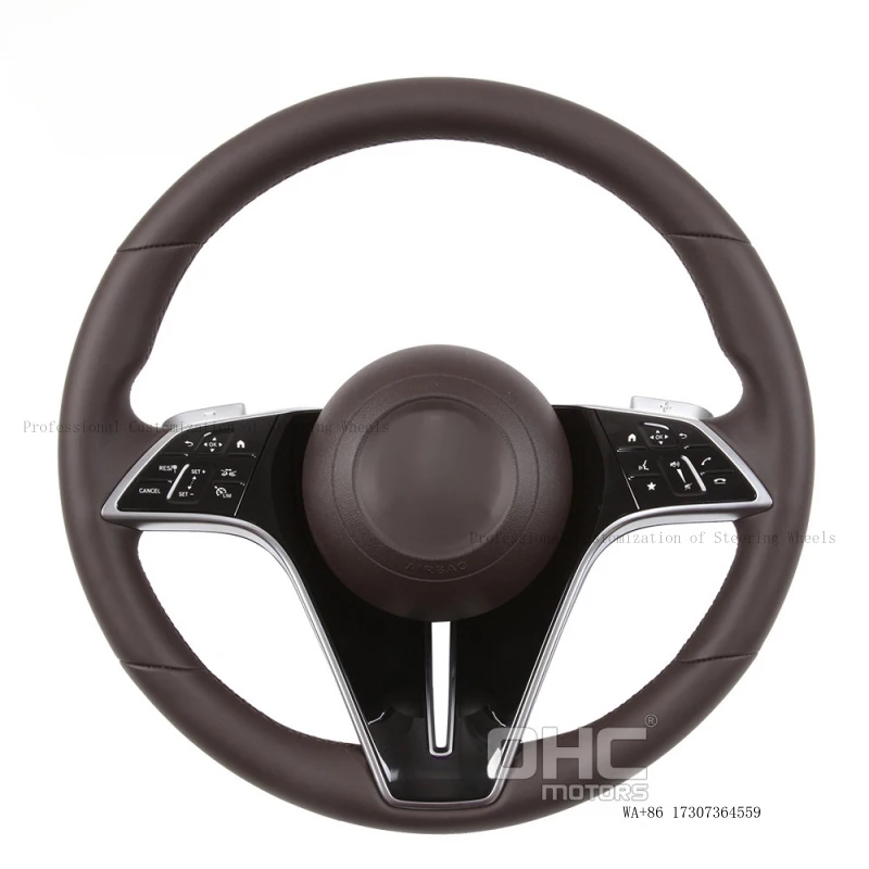 Suitable for Mercedes-Benz Maybach, full leather assembly, car modification steering wheel assembly