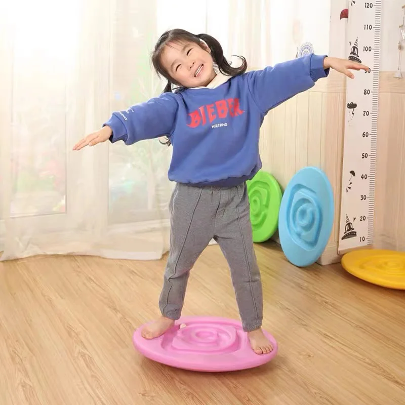 

Wobble Balance Board For Physical Therapy Kids Exercise Balance Stability Sensory Integration Training Equipment