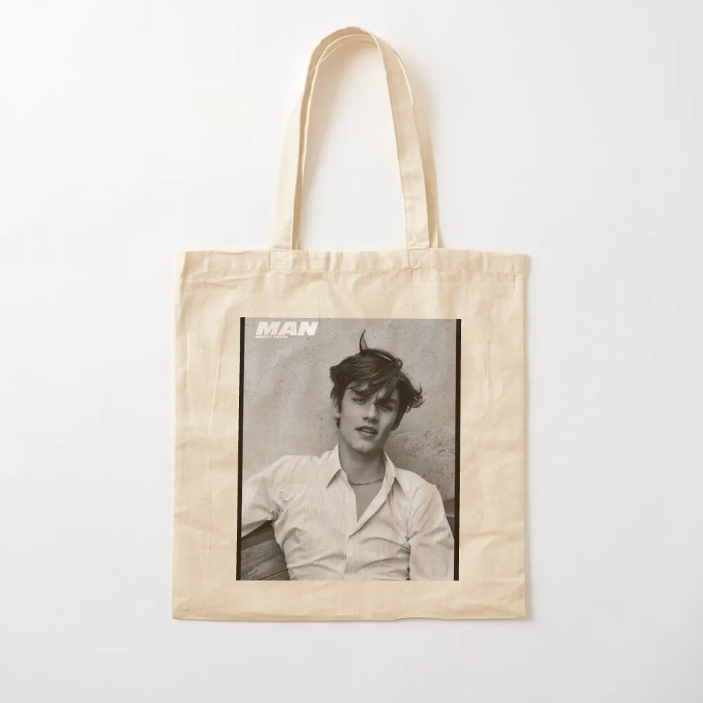 Louis Partridge Modeling Pictures Tote Bag shopping bag logo large size bags Shopping bags tote bags aesthetic