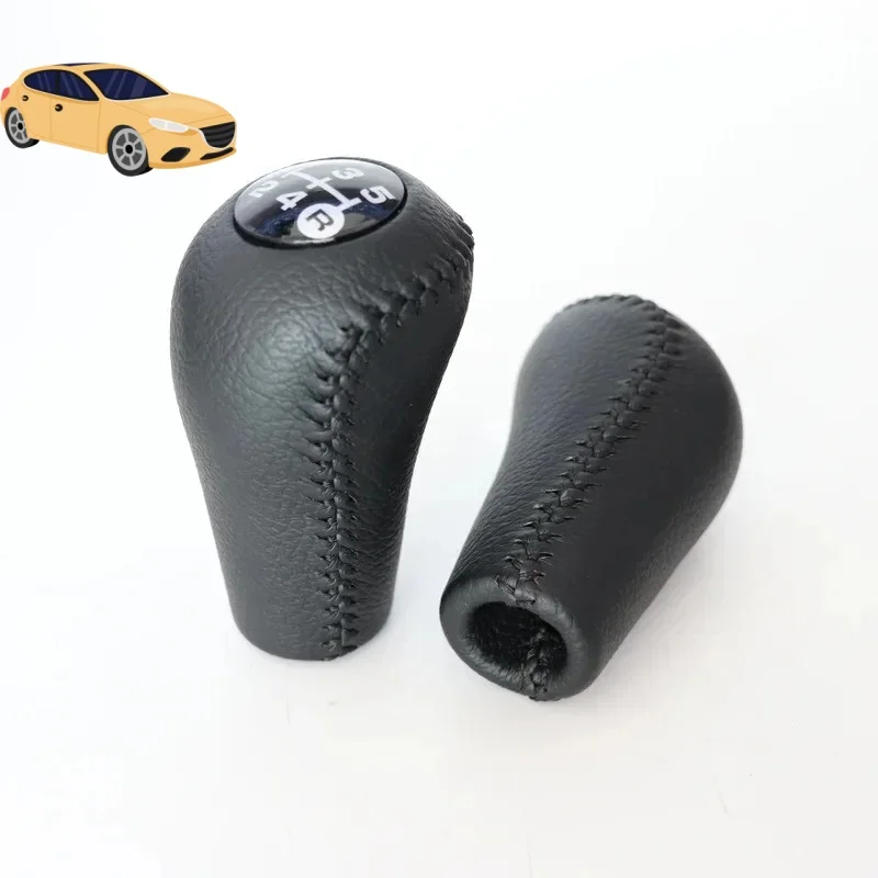 For Leather Stitching Gear Shift Lever Ball Head for Toyota Corolla Handball Wrapped Gear Head Lever Car Accessory