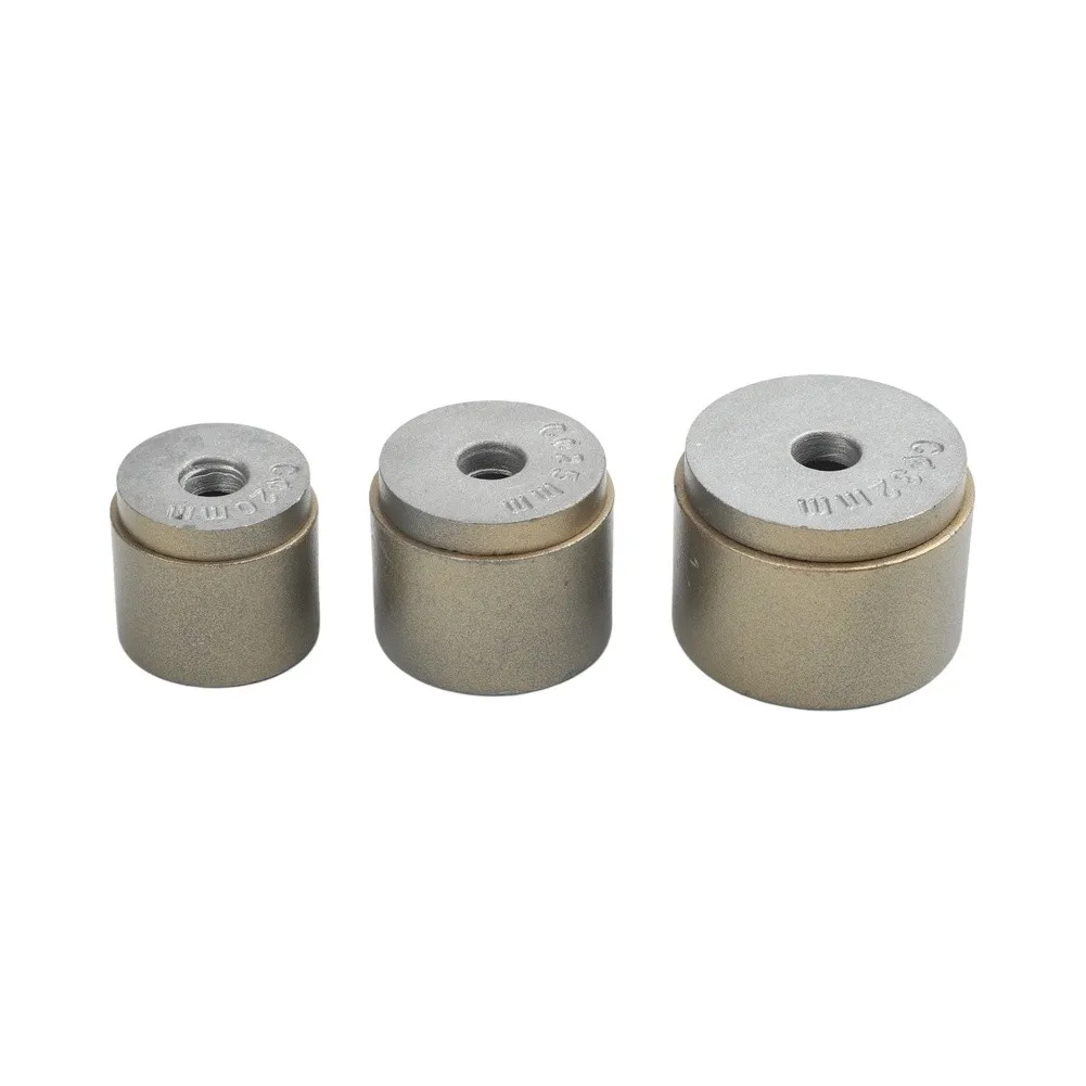 3PCS Gold Hot Welding Die Head Metal Tips Non-Stick For PPR Pipe Sealing Plumbing Tool 20 25 32mm