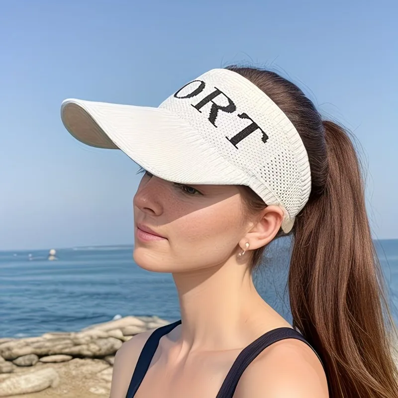 1-8PCS New Long Brim Ponytail Baseball Cap Women Casual Breathable Empty Top Hat Spring Summer Outdoor Sports Golf Beach view 4
