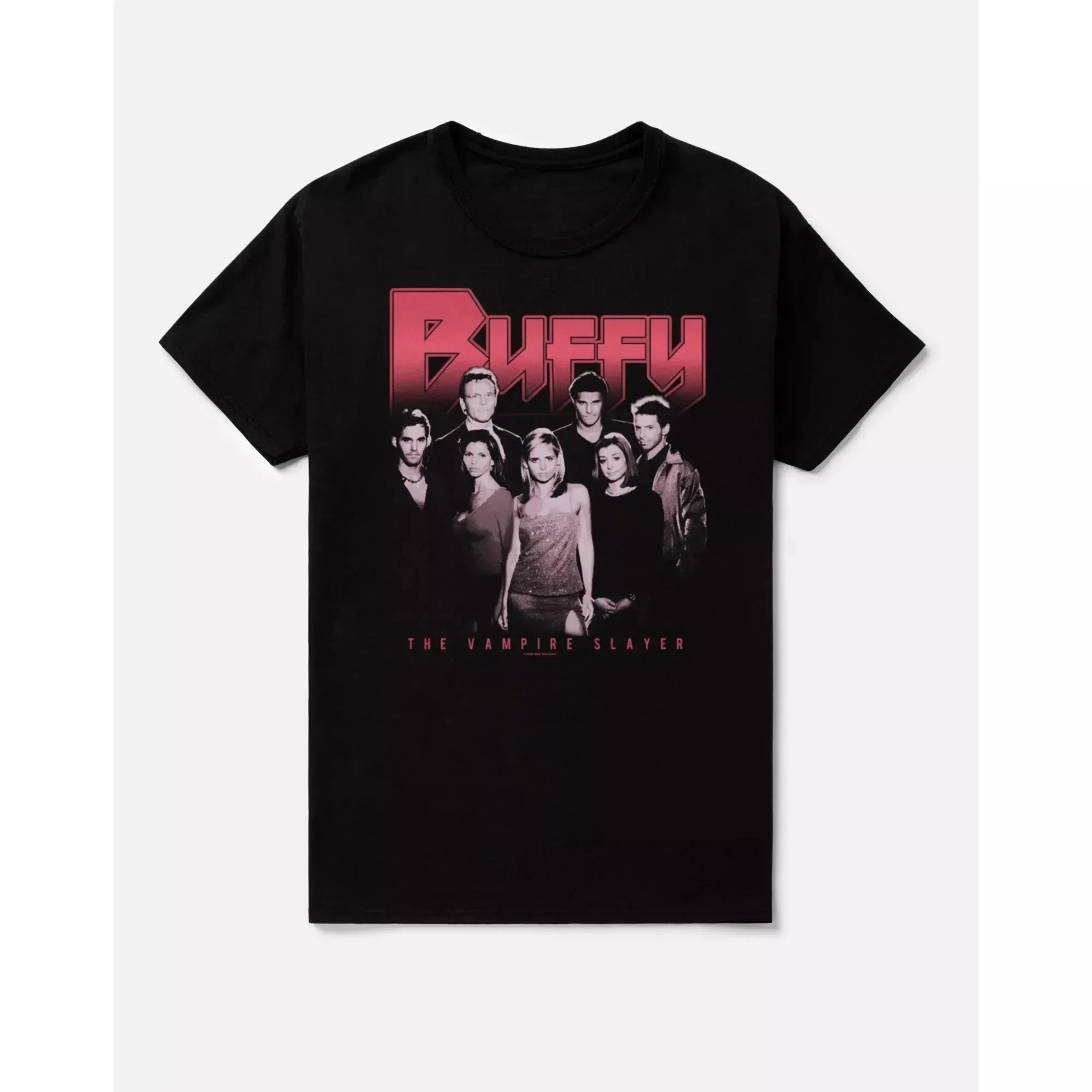 بافي مصاص الدماء القاتل الجرافيك تي شيرت مطبوع فيلم الرعب تي شيرت الرجال النساء تي شيرت عادية طاقم الرقبة القطن المتضخم المحملة