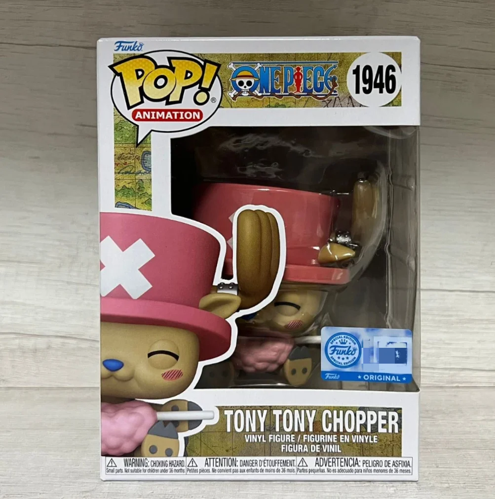 

Funko Pop Tony Tony Chopper (With Cotton Candy) 1946 Figures One Piece Vinyl Figure Collectible Limited Edition Model Toy Gift