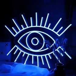 Eye neon Signs LED Custom neon Signs Light Wall Decor For Halloween bar Party Bedroom Living Room Christmas Wedding Gift Present