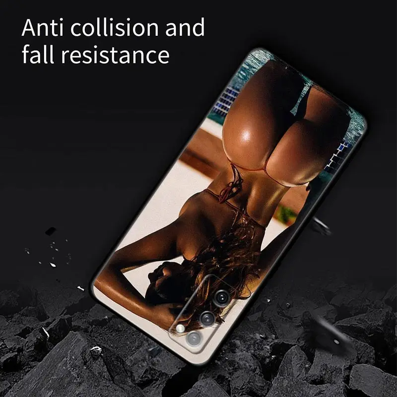 Силиконовый чехол для Samsung S23 Ultra S24 5G S21 S20 FE S22 s23 S24 S10 Plus