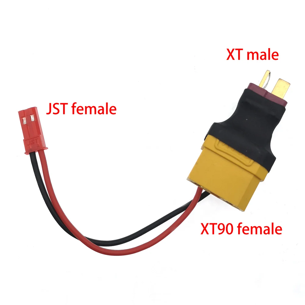 XT90 ESC XT60 XT Plug Female Male JST Connector Adapter Cable LiPo Adjustment Conversion Head For RC Helicopter Quadcopter Drone