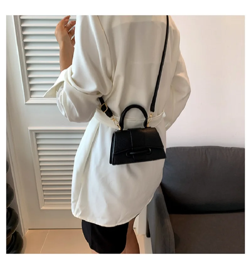 2023 New Fashion Women\'s Bag PU Leather Ladies Purses Handbag Single Shoulder Crossbody Small Square Bag Trend Designer