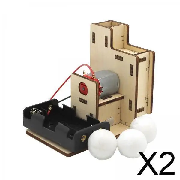 

2x Science Experiment Toys Buoyancy Ball Experimental Toy Learning Toy Multifunction Wooden Handcraft for Children Age 6-8-12-14