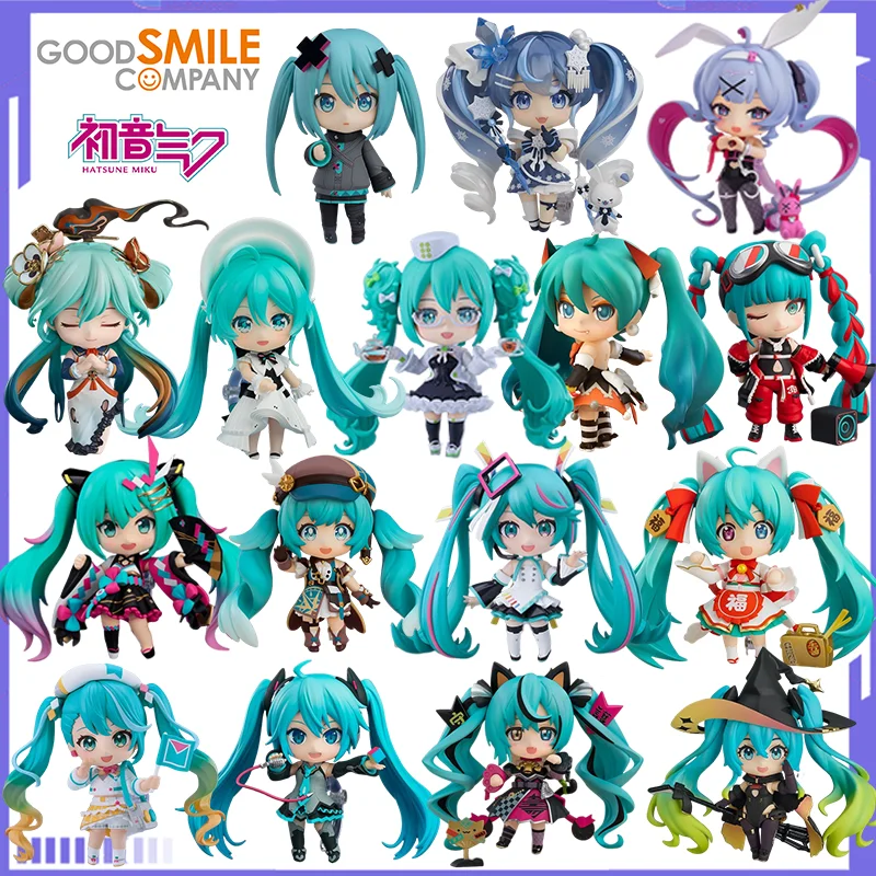 

In Stock Genuine Good Smile Nendoroid Hatsune Miku GSC Miku Anime Action Figure Toys for Gift Collectible Model Gift