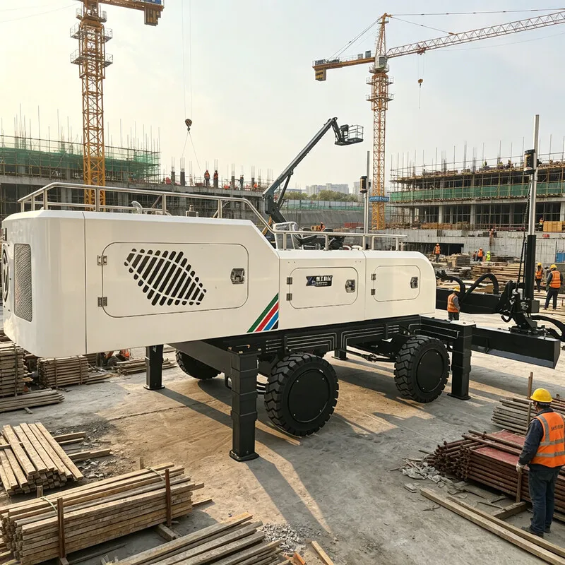 Customized High Speed Concrete Laser Screed – Remote Control Floor Leveler, For Large Scale Construction Projects, CE