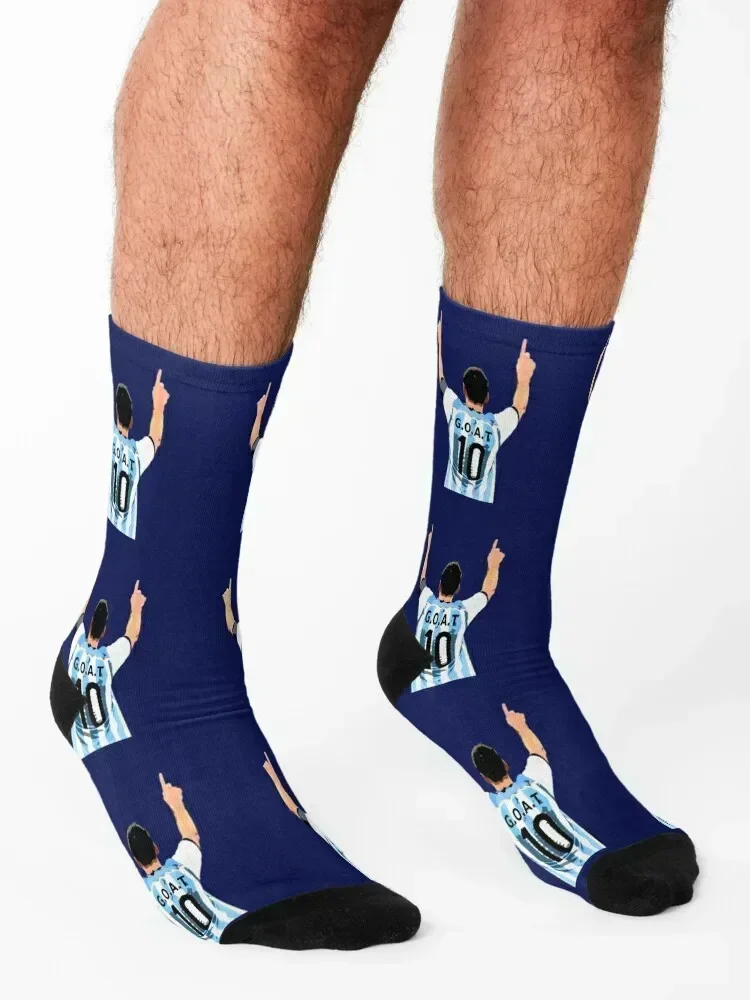GOAT Football Shirt Socks Crossfit men cotton high quality colored Sports Socks Ladies Men's