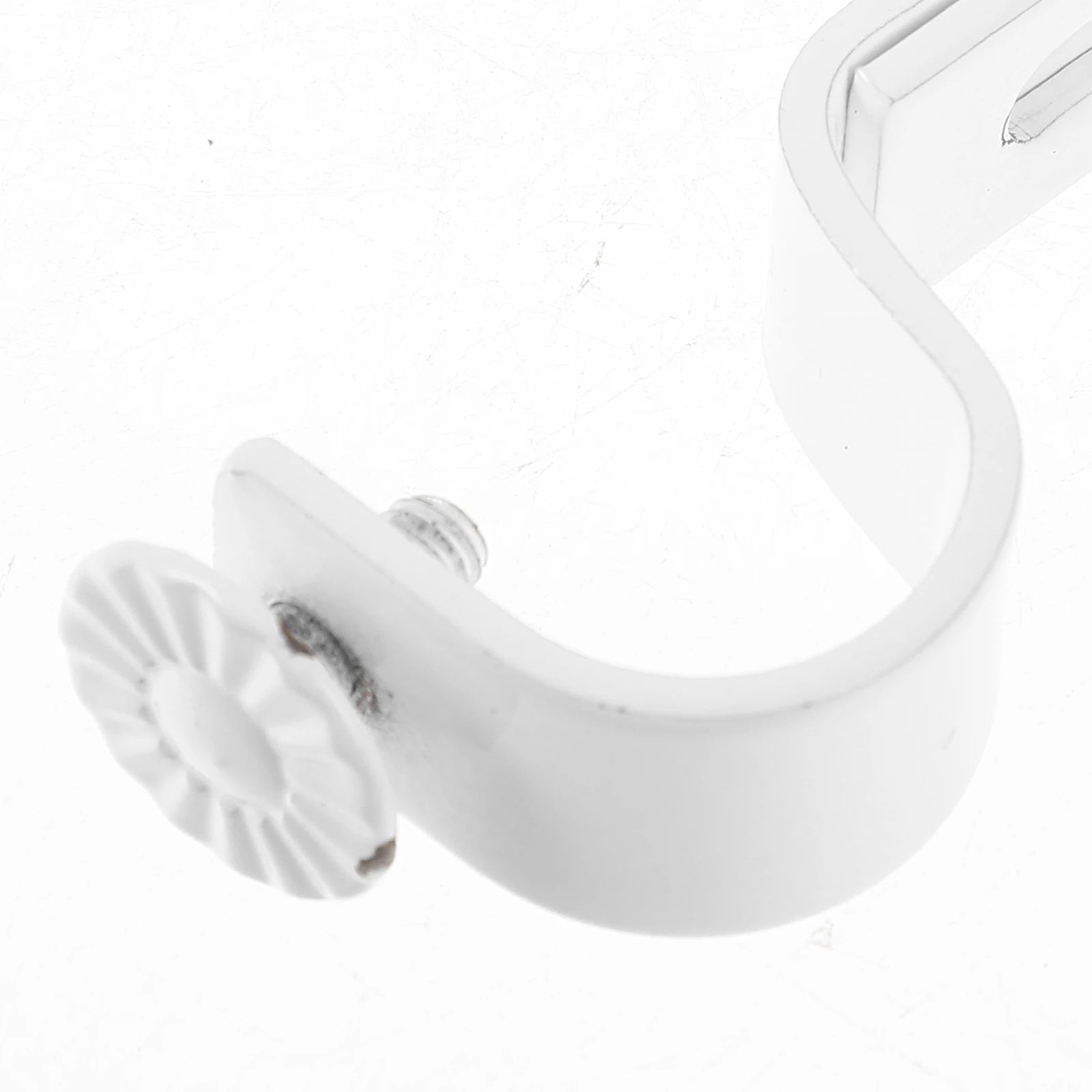 

2 Pcs Curtain Rod Bracket Stand Brackets Drapery Center White Curtian Adjustable Stick for Curtains Extendable