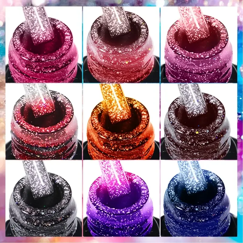 ยาทาเล็บเปลี่ยนสี Faandin 7 มล. 1 ขวด, เจลทาเล็บเปลี่ยนสีตามอุณหภูมิ, เปลี่ยนสีได้อย่างน่าทึ่ง, สีสันสดใส, เปลี่ยนสีได้ตามอุณหภูมิ, ยาทาเล็บที่สาวๆ ต้องมี, ทนทานต่อการใช้งาน, ติดทนนาน, แข็งแรง, ไม่ซีดจางง่าย, ใช้งานง่าย, ทำได้ที่บ้าน, ของใช้จำเป็นสำหรับงานพรอม, ร้านทำเล็บ, และงานปาร์ตี้, ยาทาเล็บพิเศษสำหรับร้านทำเล็บขายส่ง