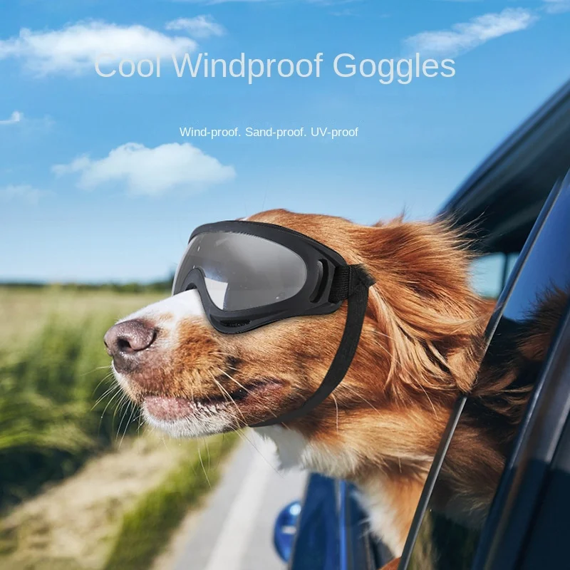 

New Pet Cool Glasses Soft Frame Goggles Sunglasses Shades Dog Supplies