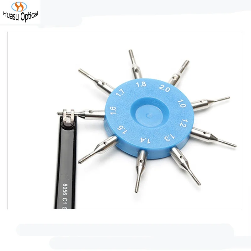 Professional Eyeglasses Measuring Tool Optical Glasses Screws Holes Chock Gauge Optics Equipment