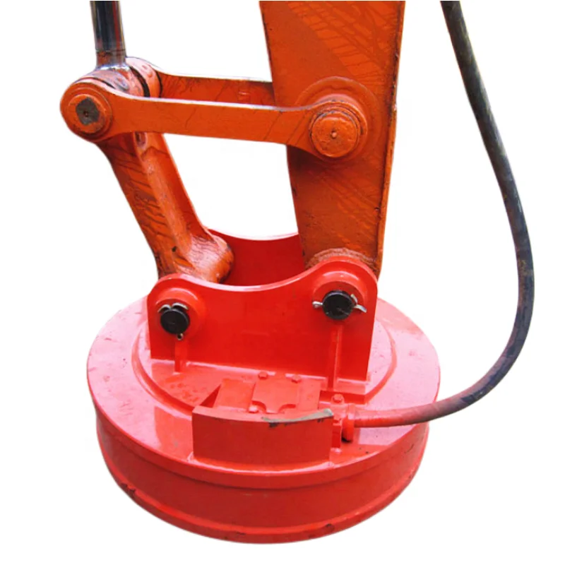 Electric Lifting Magnet Hydraulic Excavator Magnet Quick Factory Direct for Steel Factory Metal Casting Transport
