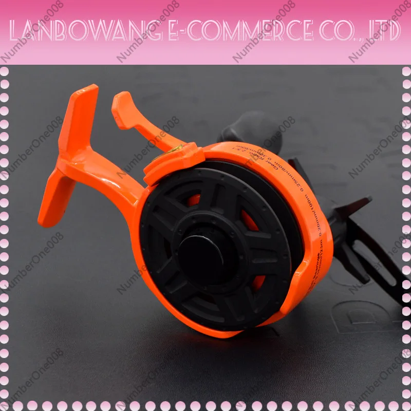 4-Axis Downspin Ice Fishing Reel Fast Retracting Rock Rod Front Brake Hand Raft Wheel Cross-Border