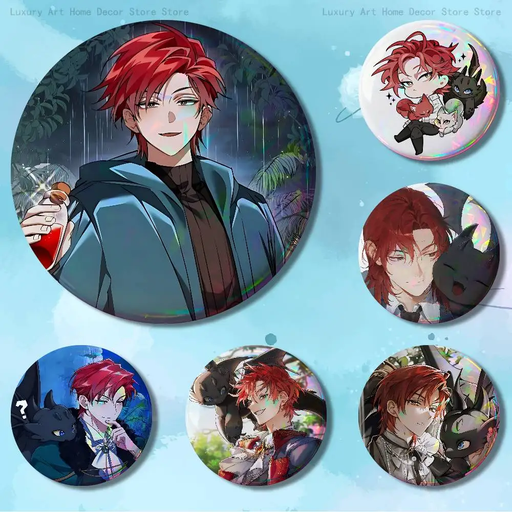L-Lout of C-Counts Family Badges Round Nijigen Otaku Culture IP peripheral products 58mm 44mm 32mm 75mm 25mm Mini