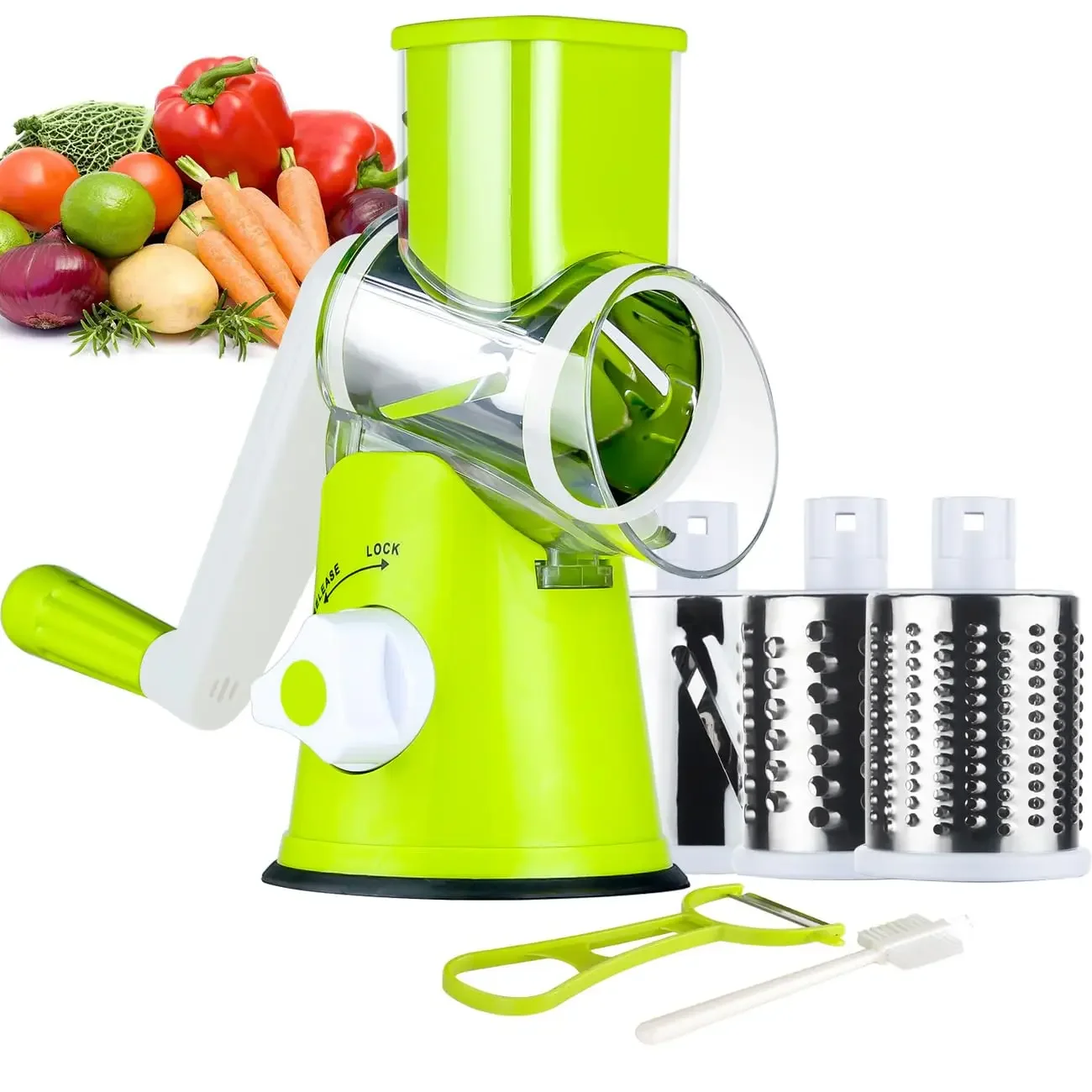 

Safe Manual Vegetable Chopper Multi-function Slicer Strips Julienne Dicer Vegetable and Fruit Slicer and Grater kitchen gadgets