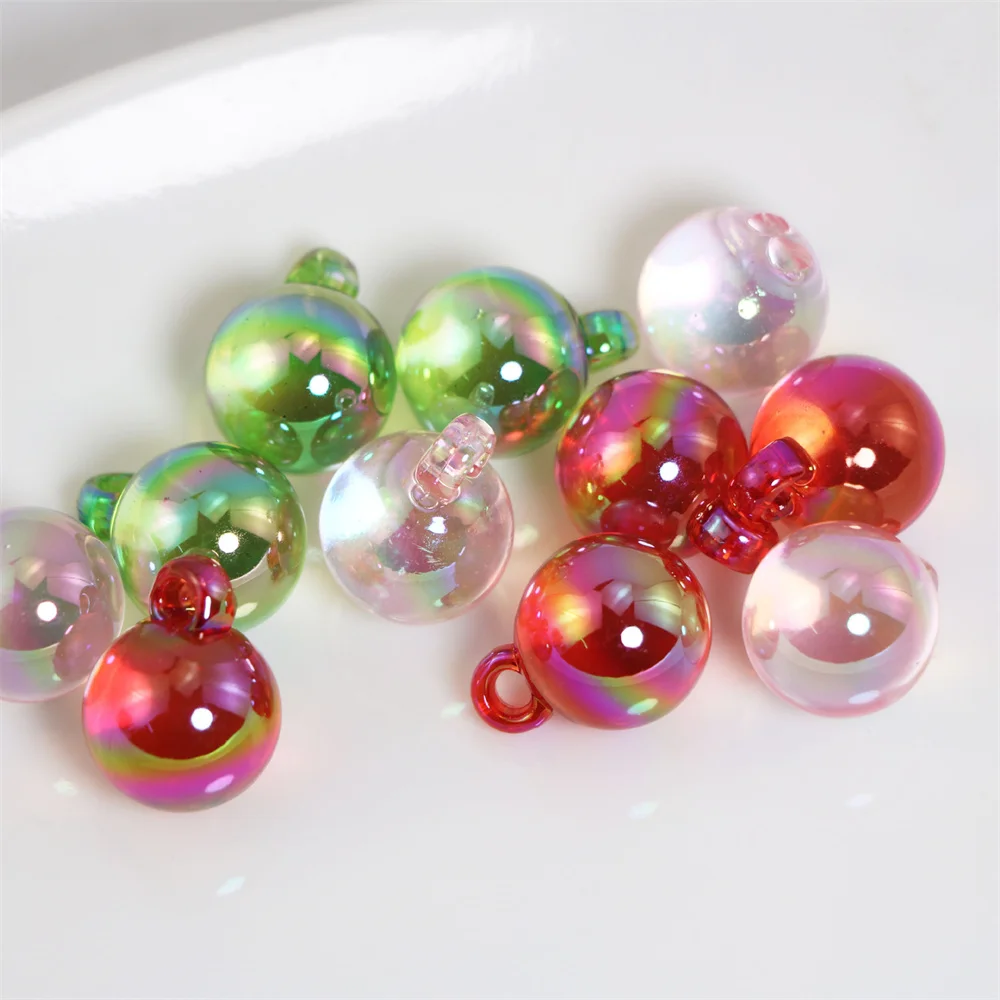 Uv Electroplating Highlights Beautiful Colorful Fashion Diy Handmade Beaded Bracelet Necklace Hole Bead Accessories.