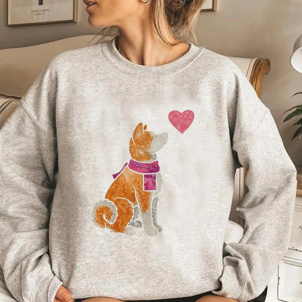 Akita Inu hoodies women Winter  graphic 2023 anime Hooded Shirt clothes women aesthetic sweater