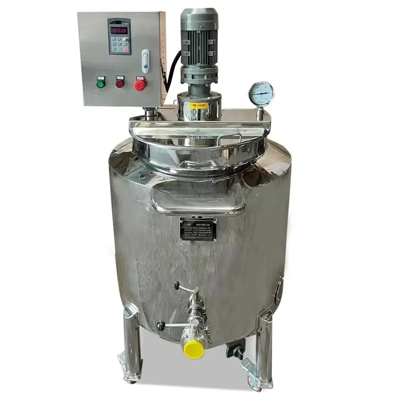 Small milk homogenizer mixing tank paint maker 2.2kw homogenizer