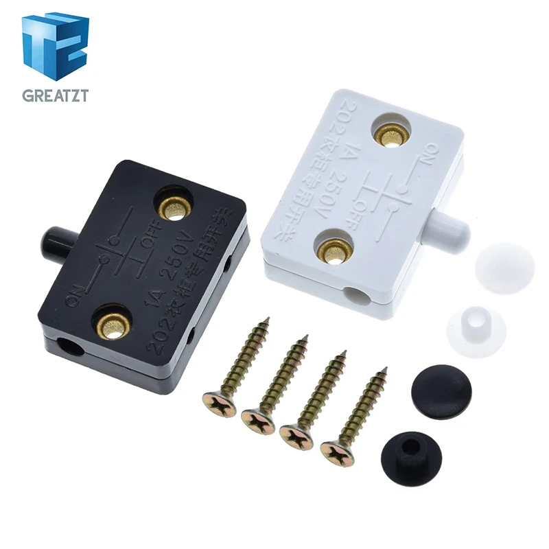 Closet cabinet light switch automatic reset switch household cabinet door control switch