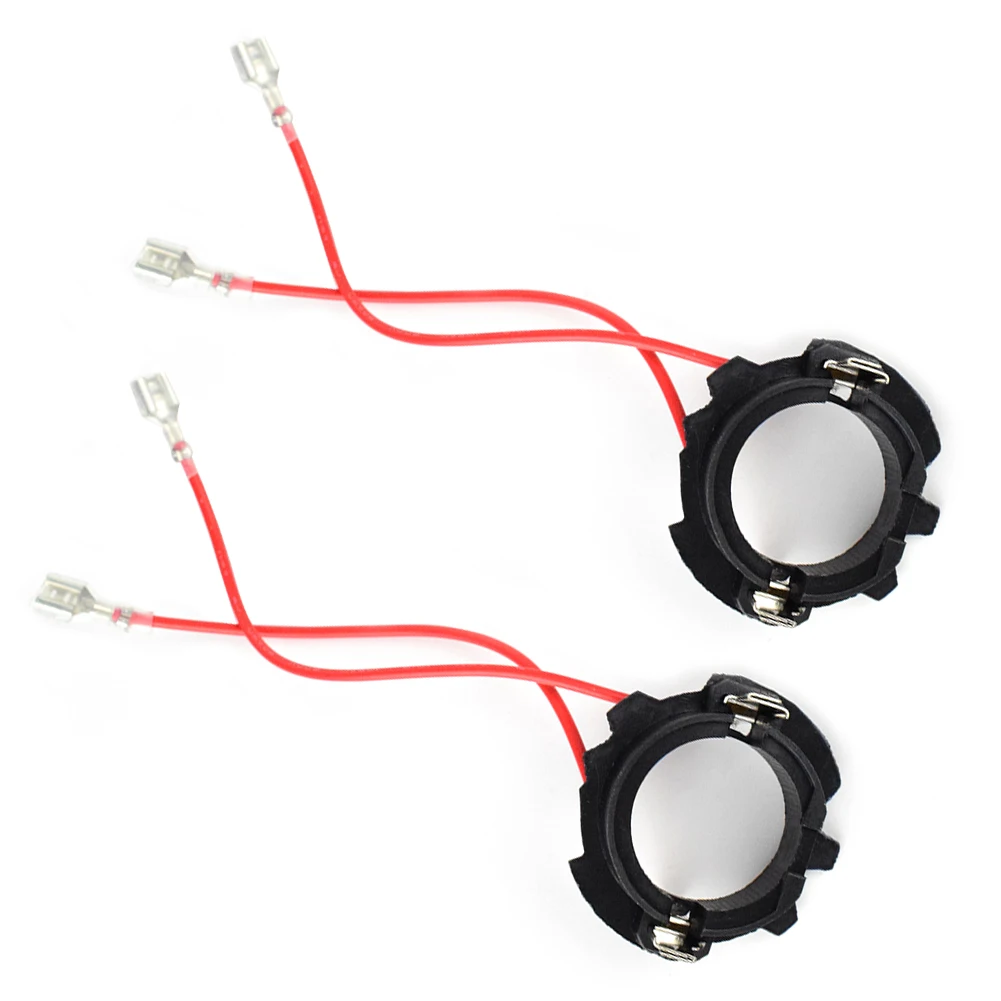 

1 Pair H7 LED Headlight Bulb Base Adapters Holders Retainers for Golf 5 MK5