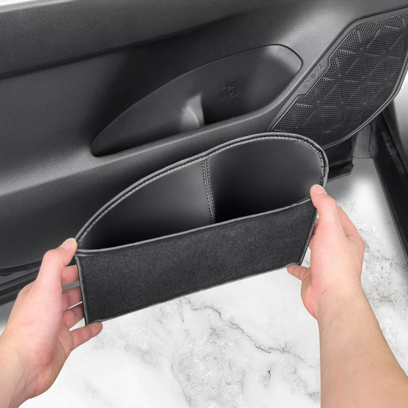 

For Toyota RAV4: Door Pocket Anti-Slip Liner Set - Storage Compartment Dust Proof Mats Interior Decorative Accessories