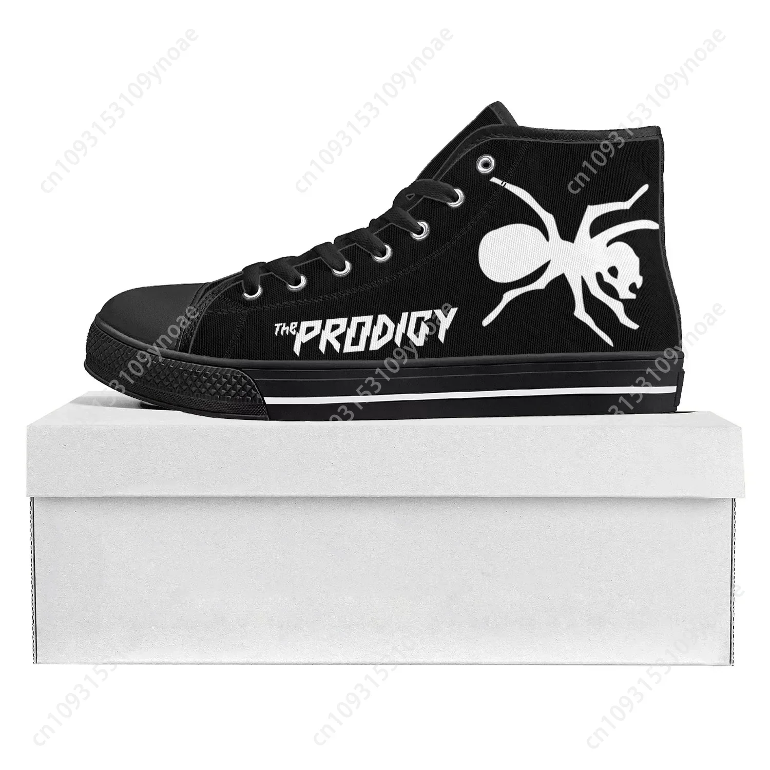 The Prodigy Rock Band Punk High Top High Quality Sneakers Mens Womens Teenager Canvas Sneaker Casual Couple Shoes Custom Shoe