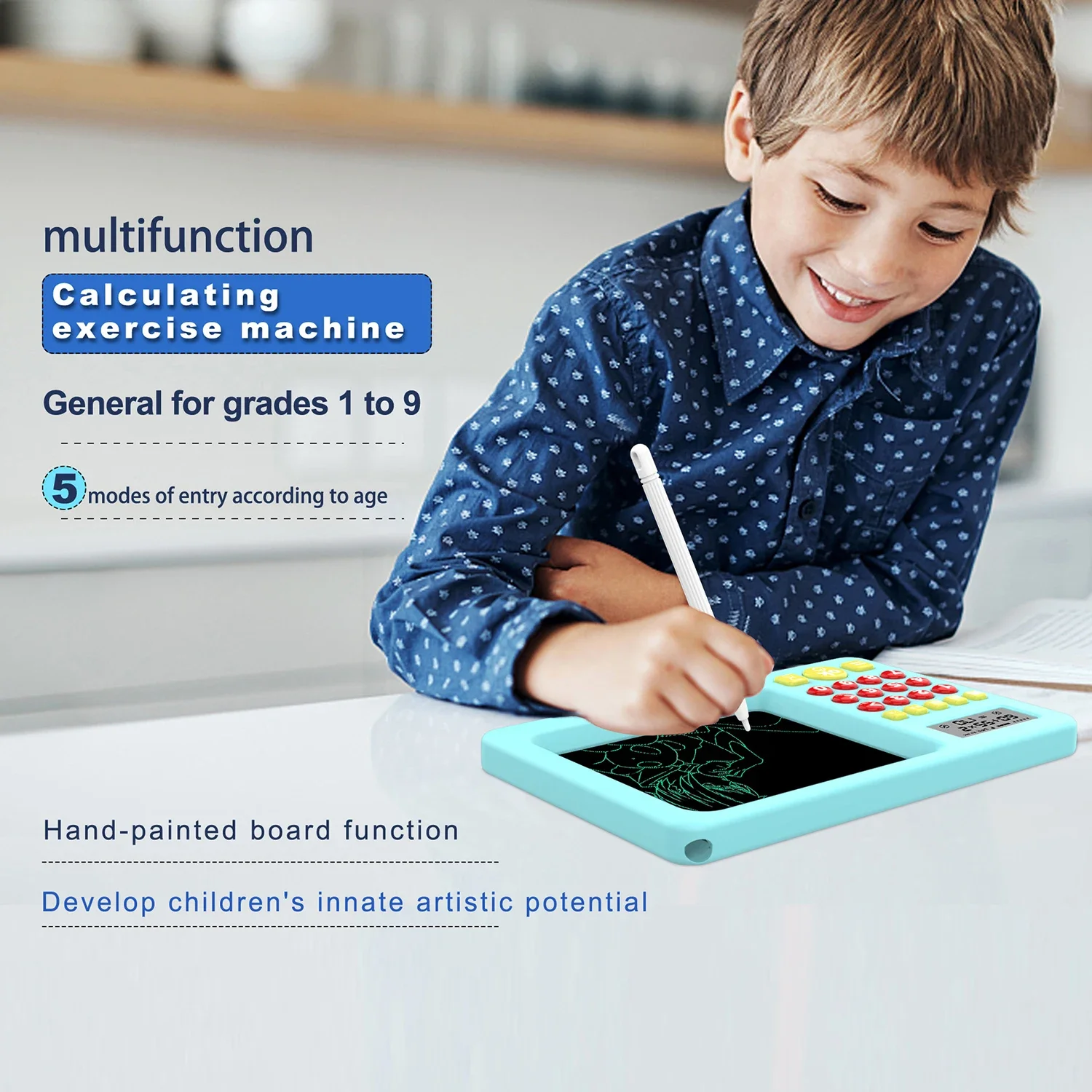 Oral Calculation Treasure Learning Machine, Intelligent Children's Mathematical Thinking Logic Trainer Early Education Machine