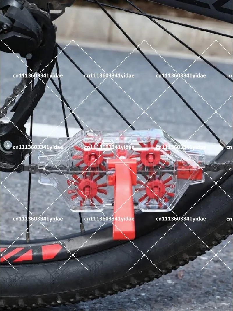 Bicycle Chain Cleaner Transparent Visualization Immersion Chain Cleaner Road Bike Cleaning Riding Equipment
