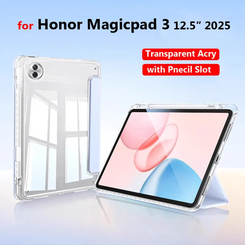 حافظة لهاتف هواوي هونور ماجيك باد 3 2025 12.5 بوصة Magicpad 3 12.5 Pad GT2 Pro Pad 10 9 12.1 بوصة MagicPad2 غلاف أكريليك مضاد للانحناء #1