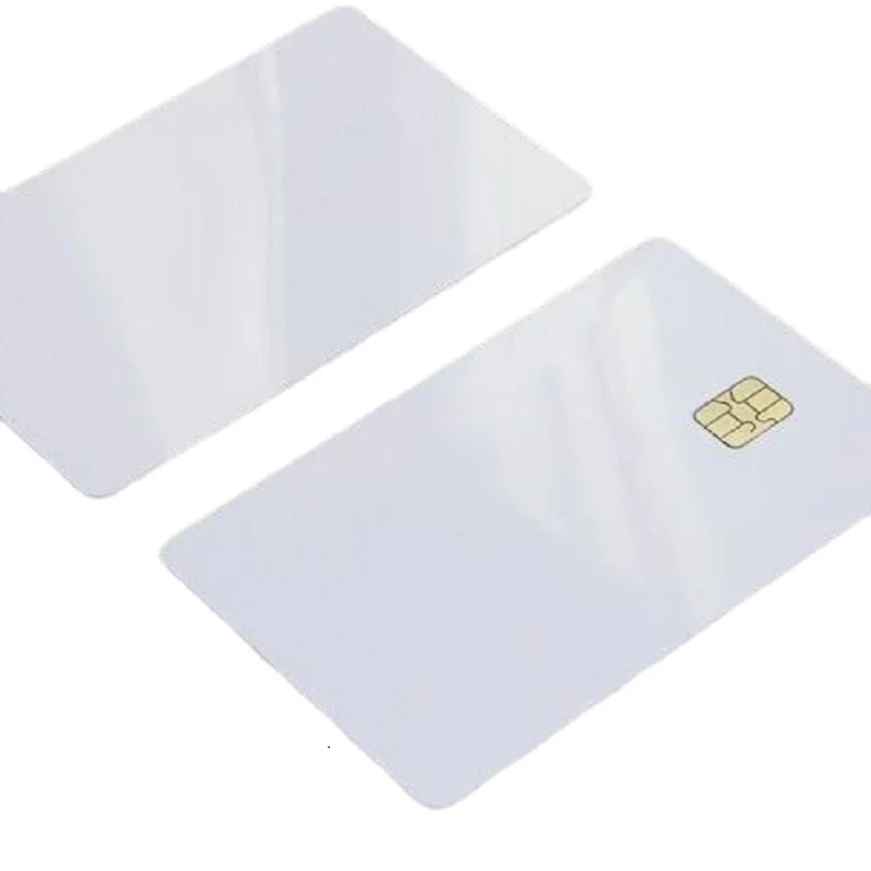 100PCS PVC SLE4442 Blank Smart Card Card ISO7816