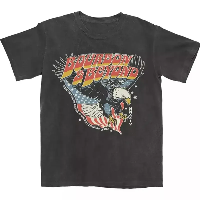 Bourbon Beyond 2024 Skybound Vtg Black T Shirt Size S 3Xl N0210_22
